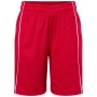 Basic Team Shorts Junior - red/white - XS