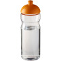 H2O Active® Base 650 ml dome lid sport bottle - Transparent/Orange