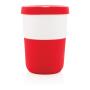 PLA cup coffee to go 380ml, rood