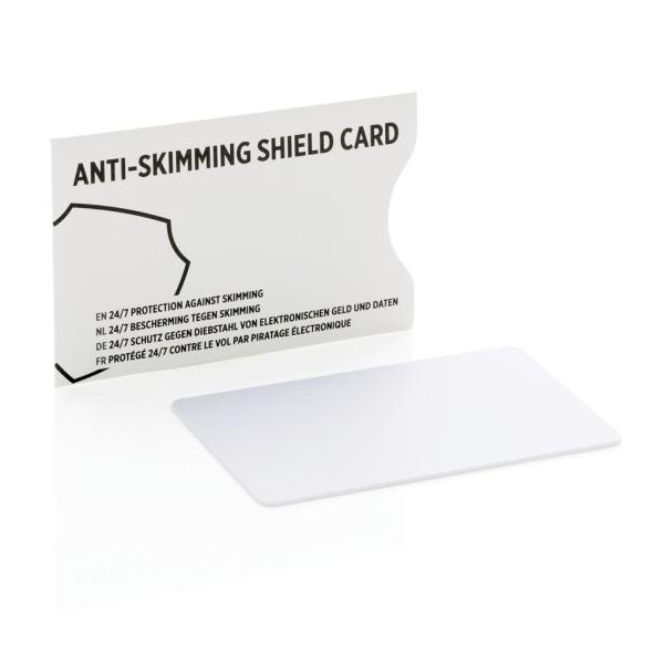 Anti-skimming beschermkaart met actieve stoorzender chip, wi