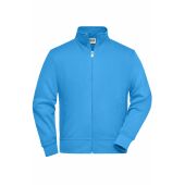 Workwear Sweat Jacket - aqua - 4XL