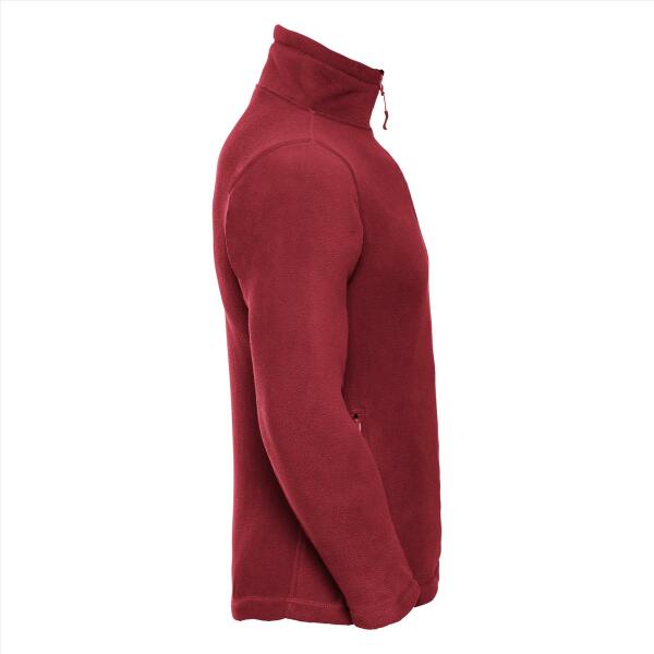 RUS Quarter Zip Outdoor Fleece, Classic Red, XXL