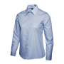 Ladies Poplin Full Sleeve Shirt - 2XL - Light Blue