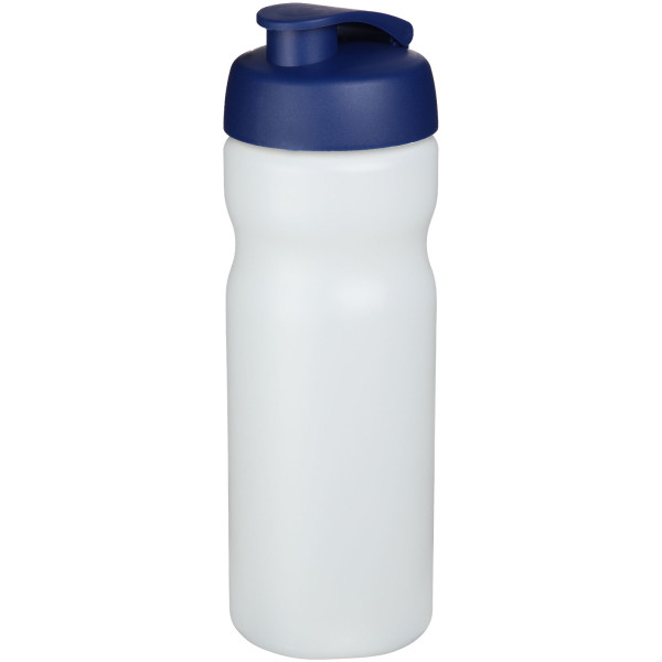 Baseline® Plus 650 ml flip lid sport bottle - Transparent/Blue
