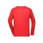 Men's Sports Shirt Long-Sleeved - bright-red - S