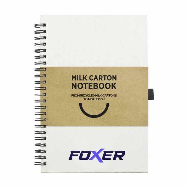 Milk-Carton Wire-O Notebook A5 notitieboek gerecyclede melkpakken duurzaam