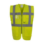 Fluo Executive Waistcoat - Fluo Yellow - L