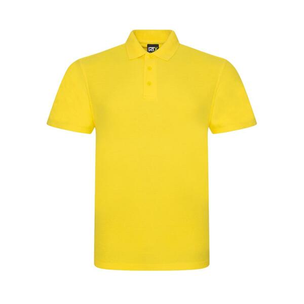 Pro Piqué Polo Shirt, Yellow, XL, Pro RTX