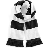Gestreepte sjaal Stadium Black / White One Size