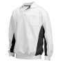 Polosweater Bicolor Borstzak 302001 White-Darkgrey 3XL