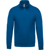 Sweater met ritskraag Light Royal Blue L