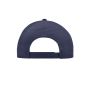 MB6118 Brushed 6 Panel Cap - navy - one size