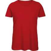 Organic Cotton Inspire Crew Neck T-shirt / Woman Red S