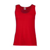 Ladies Valueweight Vest - Red - S