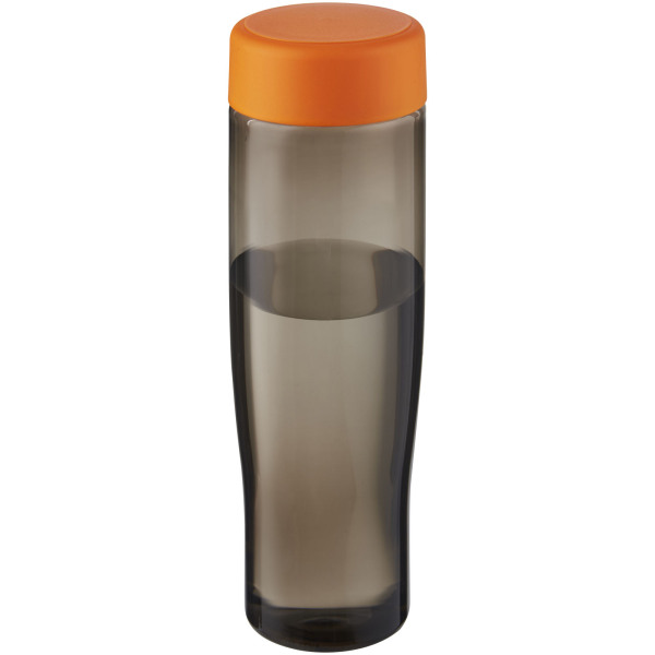 H2O Active® Eco Tempo 700 ml screw cap water bottle - Orange/Charcoal