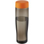 H2O Active® Eco Tempo waterfles van 700 ml met schroefdop - Oranje/Charcoal