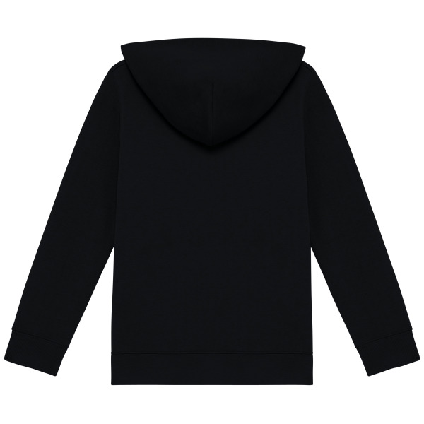 Ecologische kindersweater met capuchon Black 10/12 jaar