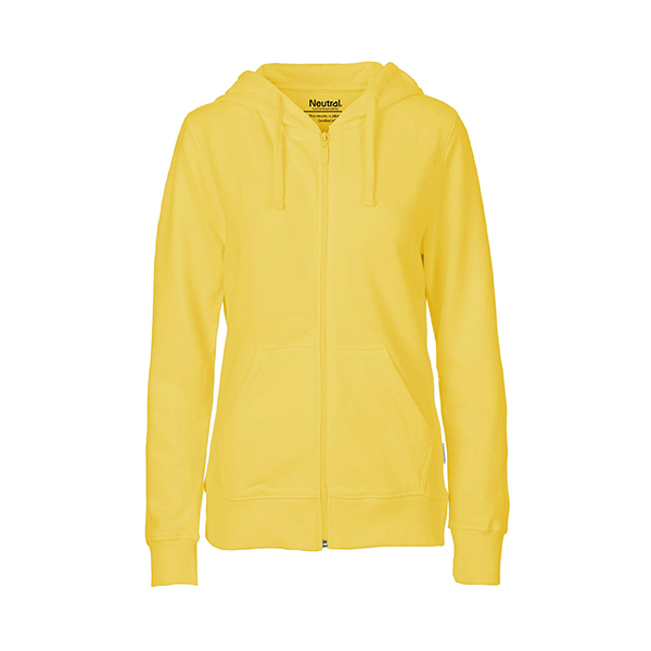 Neutral ladies zip hoodie-Dusty-Yellow-XXL
