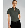 Women's Tailored Fit Poplin Shirt SSL - Graphite - XS