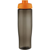 H2O Active® Eco Tempo 700 ml drikkeflaske med fliplåg - Orange/Trækul