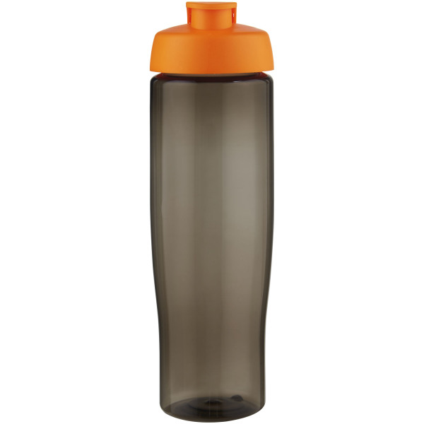 H2O Active® Eco Tempo drinkfles van 700 ml met klapdeksel - Oranje/Charcoal