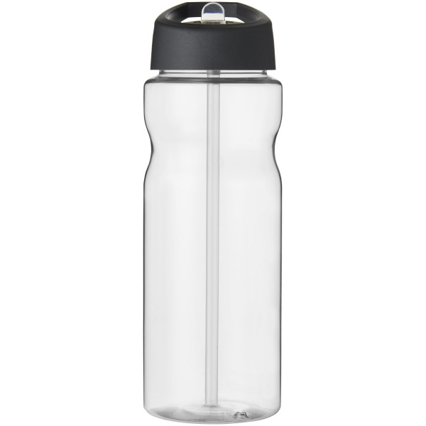 H2O Active® Base Tritan™ 650 ml spout lid sport bottle - Transparent clear/Solid black
