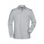 Men's Business Shirt Long-Sleeved - light-grey - 3XL