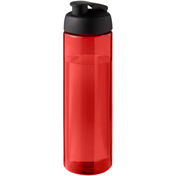 H2O Active® Eco Vibe 850 ml flip lid sport bottle - Red/Solid black