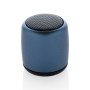 Mini aluminium wireless speaker, blue