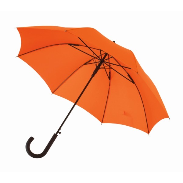 Automatisch te openen stormvaste paraplu WIND oranje