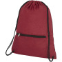 Hoss foldable drawstring backpack 5L - Heather dark red