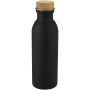 Kalix 650 ml stainless steel water bottle - Solid black