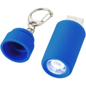 Avior rechargeable LED USB keychain light - Light blue