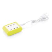USB oplader met 6 poorten, groen USB oplader met 6 poorten, groen