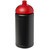 Baseline® Plus 500 ml sportflaska med kupollock - Svart/Röd