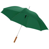 Lisa 23'' automatische paraplu met houten handvat - Groen