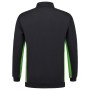 Polosweater Bicolor Borstzak 302001 Navy-Lime 3XL