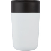 Nordia 400 ml dubbelwandige gerecyclede mok - Wit