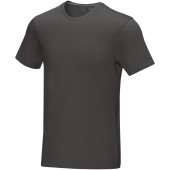 Azurite heren T-shirt met korte mouwen GOTS biologisch textiel - Storm grey - S