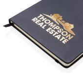 Deluxe hardcover PU A5 notitieboek, zwart