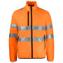6444 Hi Viz Padded jacket EN ISO Orange/Black 3XL