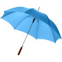 Lisa 23'' automatische paraplu met houten handvat - Process blauw