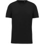 Heren-t-shirt Supima® V-hals korte mouwen Black S