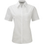 Ladies' Ss Polycotton Poplin Shirt White XXL