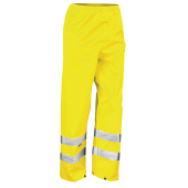 High Profile Rain Trousers - Fluorescent Yellow - L/XL
