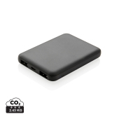 High density 5.000 mAh zakformaat powerbank, zwart