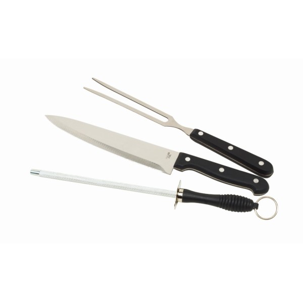 3-piece stainless steel carving set CARVE