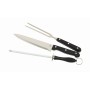 3-piece stainless steel carving set CARVE silver