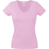 Lady-fit Valueweight V-neck T (61-398-0) Light Pink M