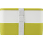 MIYO dubbellaagse lunchtrommel - Lime/Wit/Wit